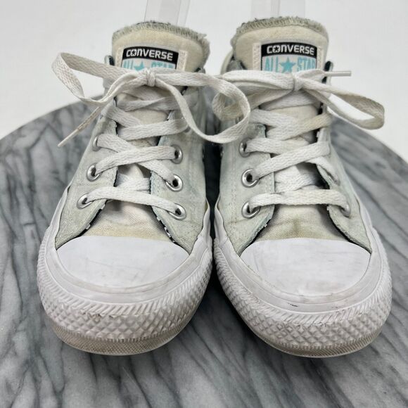 Converse Shoes Womens 6 White Canvas CTAS Madison Ox Skateboarding Sneakers - Picture 3 of 14